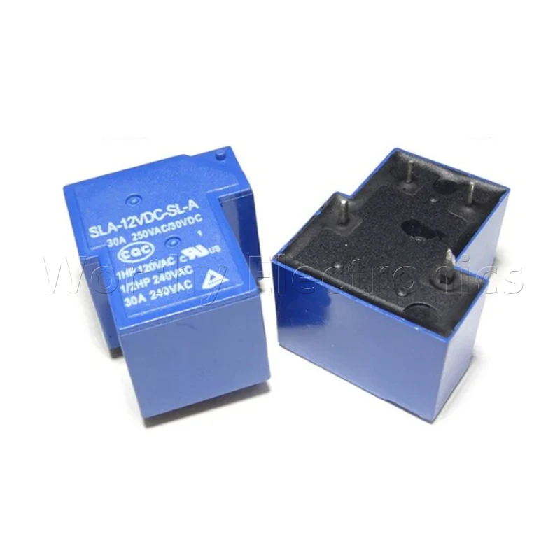 Free shipping 10pcs/lot relay 12VDC 30A 4PIN SLA-12VDC-SL-A