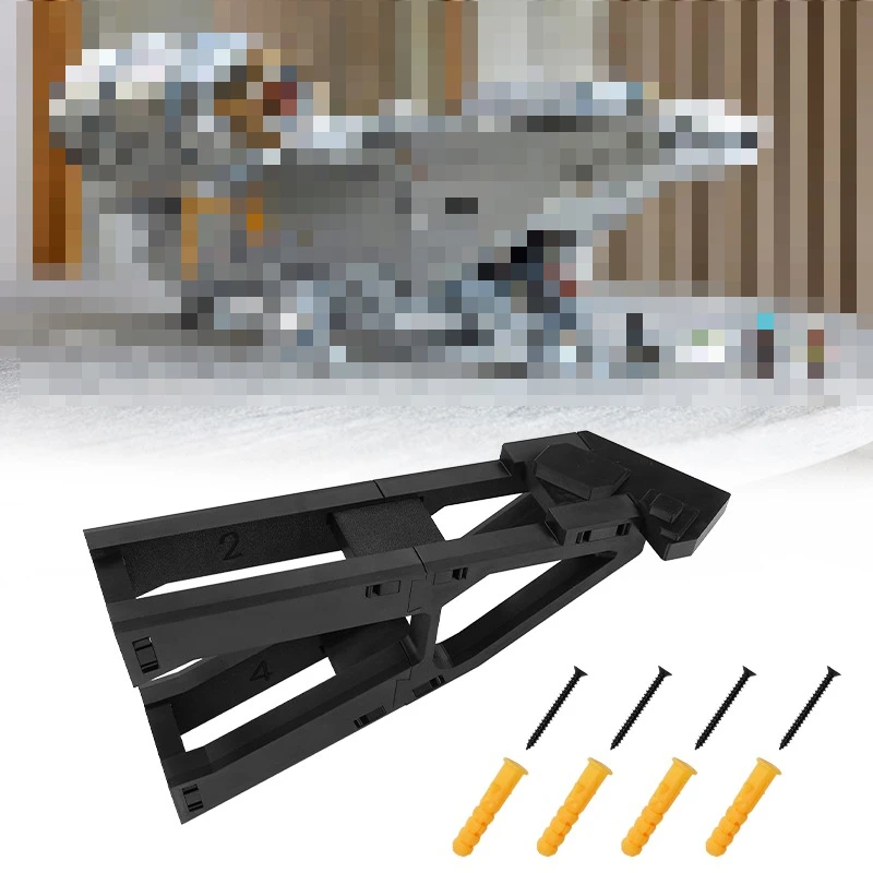 

BUILDLY DIY Building Block Wall Display Bracket Wall Mount Holder for Lego 75331 The Razor Crest UCS Star Wars