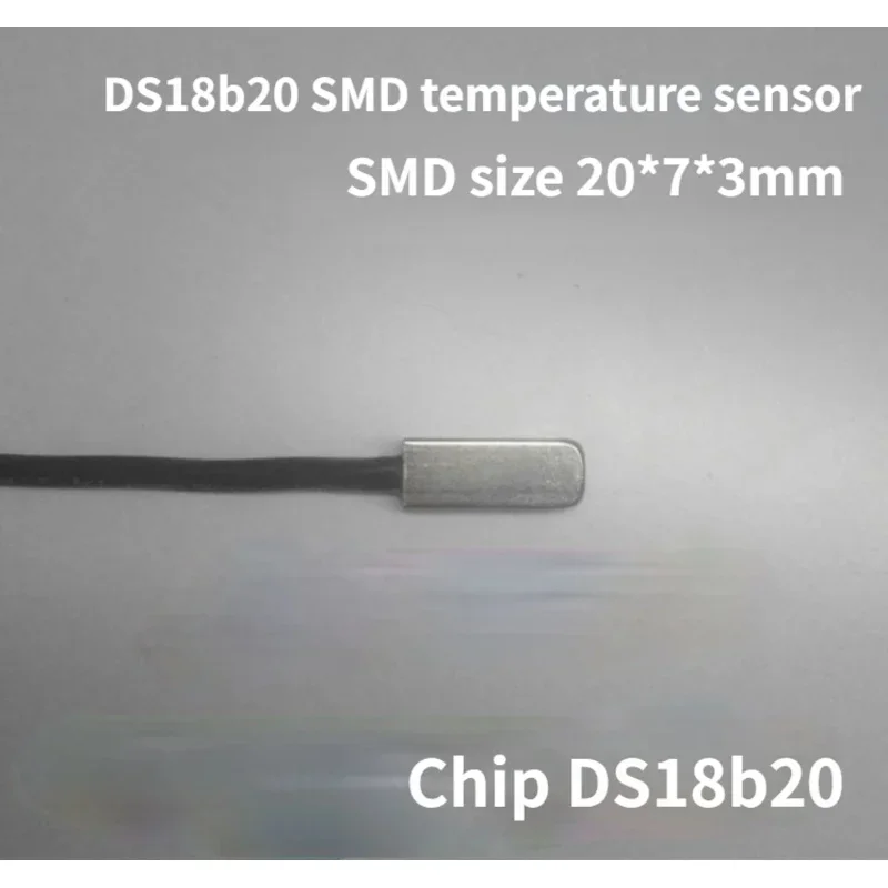 DS18b20 Digital Temperature Sensor SMD Three-core Tape Shielded American Standard Waterproof Type