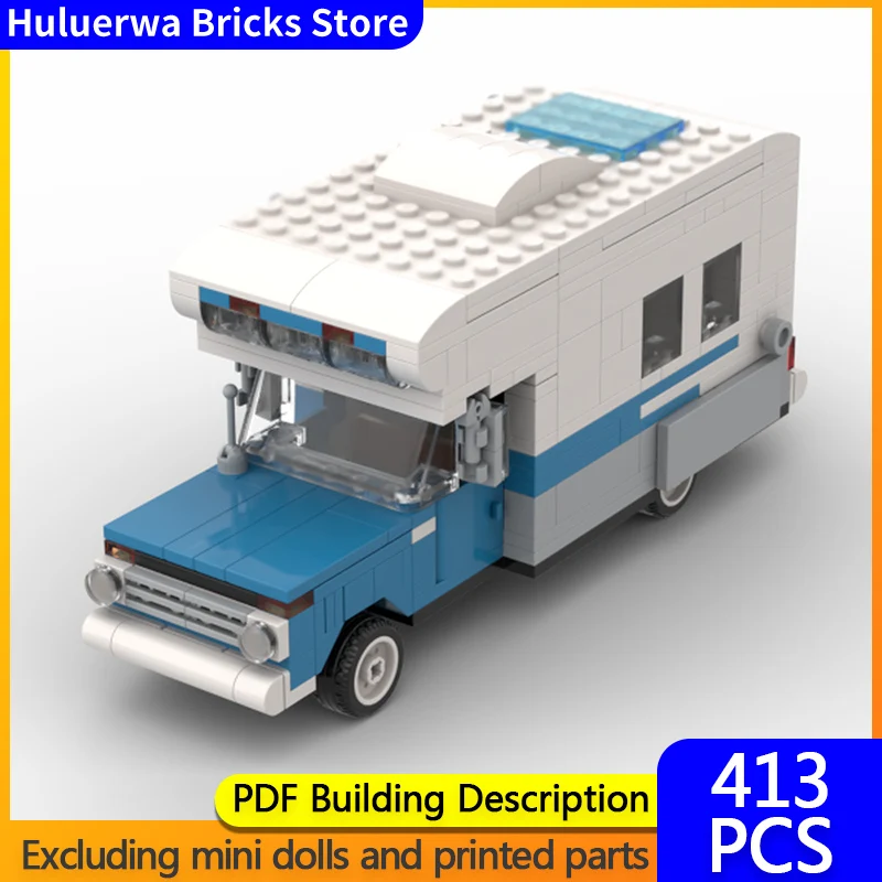 

Speed Racing Car Model MOC Building Bricks C-20 Camping Car Modular Technology Children Holiday Gifts Assemble Toys Suit