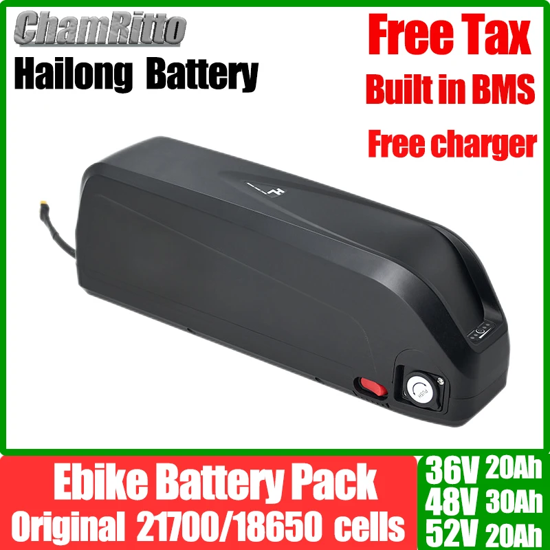 Bafang 48V 1500W Elektrische fiets Batterij 52V Motor Kit Ebike Electric Bicycle Battery BMS 20AH 25Ah 30Ah Lithium Battery pack