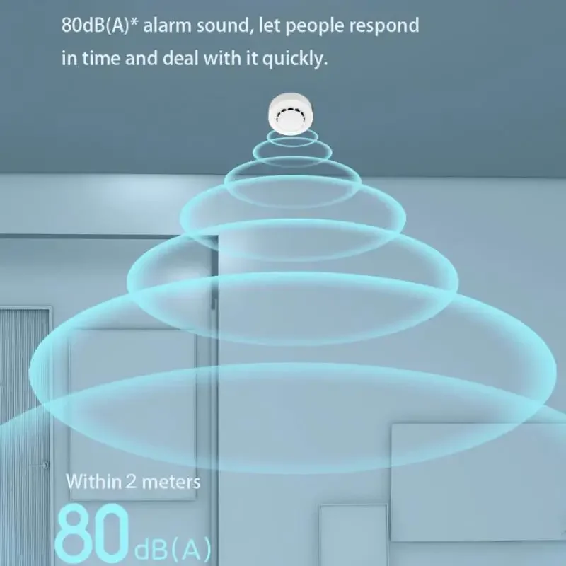 スマートwifi煙センサー,アラーム