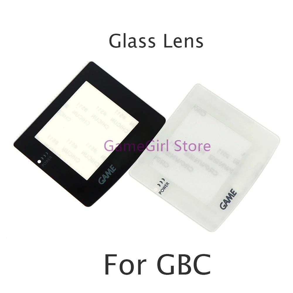 30pcs For GameBoy Color White/Dark Grey Glass Screen Lens for GBC Game Console Replacement Part