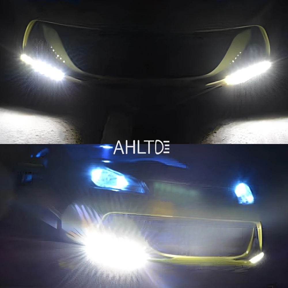 2pcs 18MM Eagle Eye Silver Shell Car DRL Led Daytime Running Light LED 12V Auto Backup Parking Turn Signal Lamp Multiples Colors