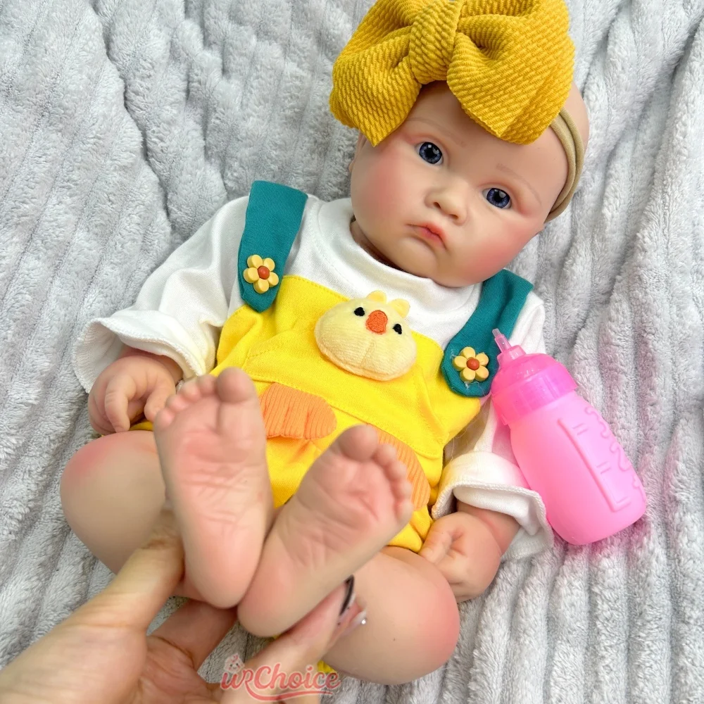 ตุ๊กตาซิลิโคนนุ่มเหมือนจริง ขนาด 45 ซม. น่ารัก ทำมือ มีเส้นเลือดที่มองเห็นได้ ของเล่นปลอบใจสำหรับผู้ปกครองมือใหม่
