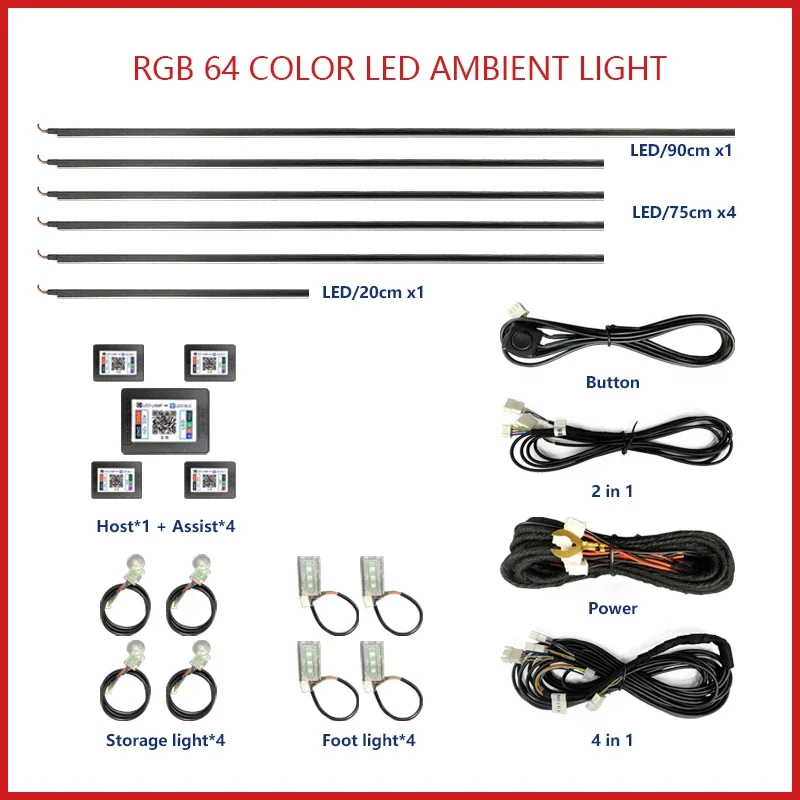 FILIPLI Auto Acryl Led Innen Umgebungs Lichter Dekorative Beleuchtung Kits Für Bmw 5Serie F10 F11 F07 F18 G30 G38 Zubehör App Steuerung 8