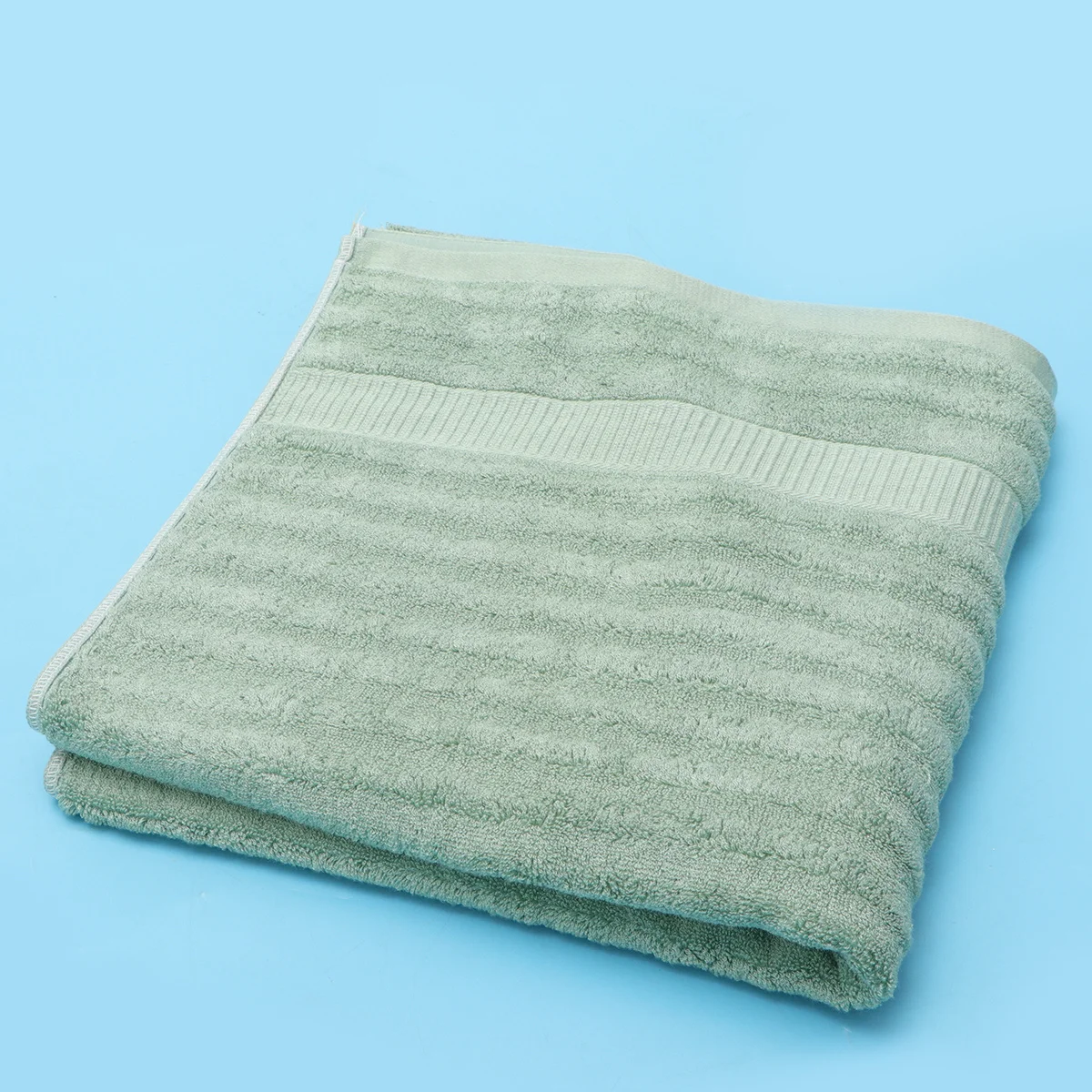 

Soft Bamboo Cotton Bath Towel Large Size Solid Detail Rapid Dry Moisture Wicking Ideal for Beach Spa Gym and Camping