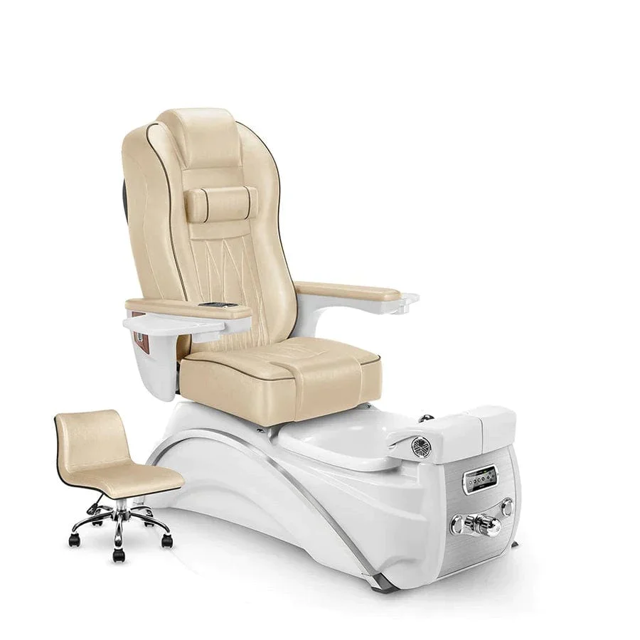 

Newest Design White Massage Manicure Chair Electric Reclining Foot Spa Pedicure Chair for Nail Salon