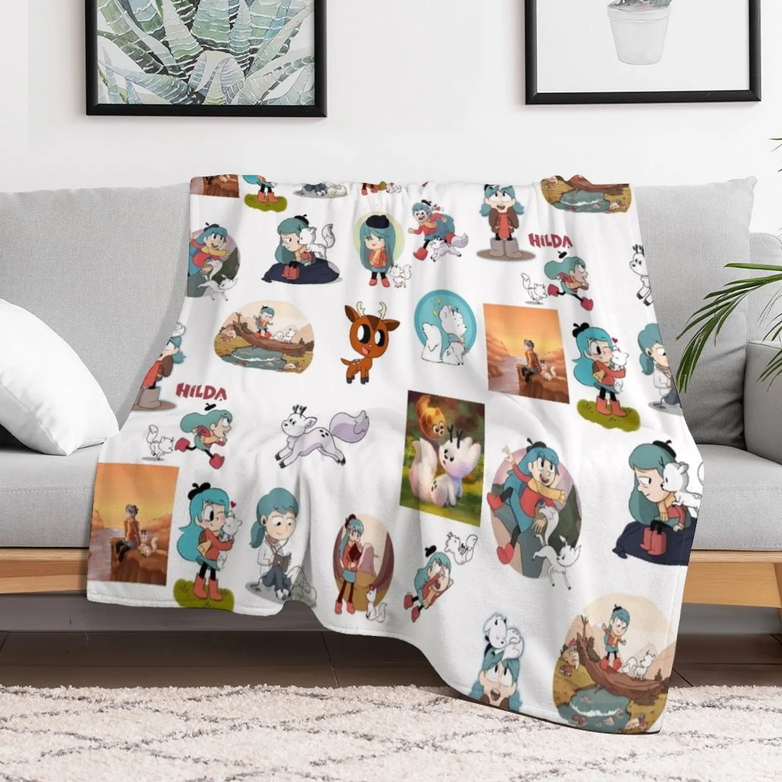 

All of Netflix Hilda, hilda twig, Hildanetflix, Hilda Netflix, hilda twig cartoon, kids show twig, Sleeping twig, Throw Blanket