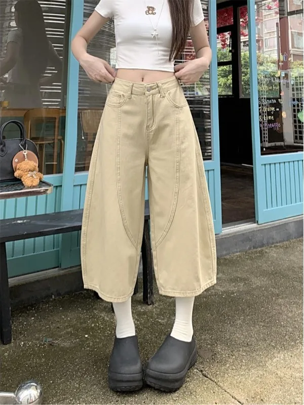 

Черные джинсы женские с шипами на цепочке с блестками и жемчугом из бисера в стиле панк, эмо, готика, альтернативная субкультура, стильные бедра, популярные гламурные бедра