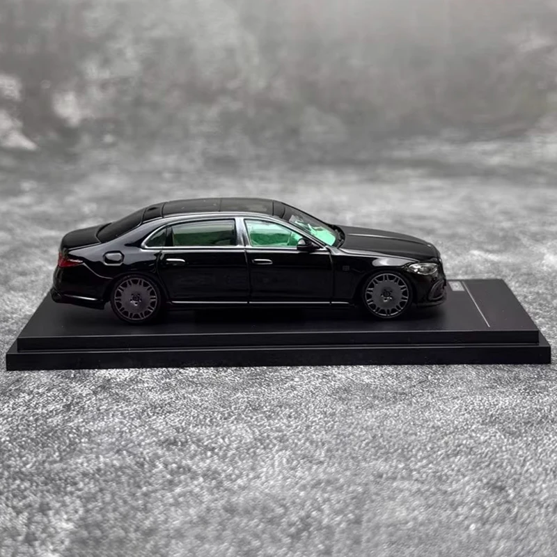AR box1:64 S850 تحفة 2023 سبج نموذج سيارة سوداء #2