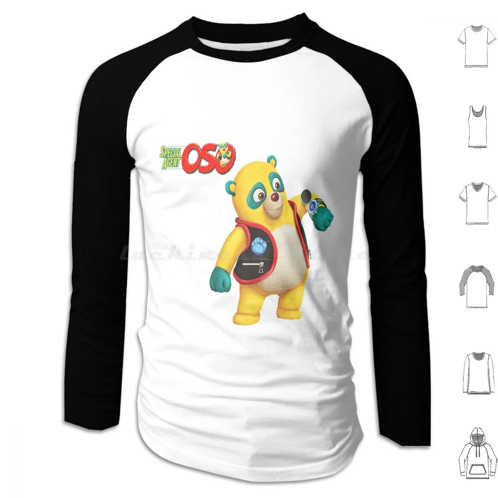 Special Agent Oso Hoodie cotton Long Sleeve Agent Funny Meme Oso Special Special Agent Oso And Special Agent Oso Special