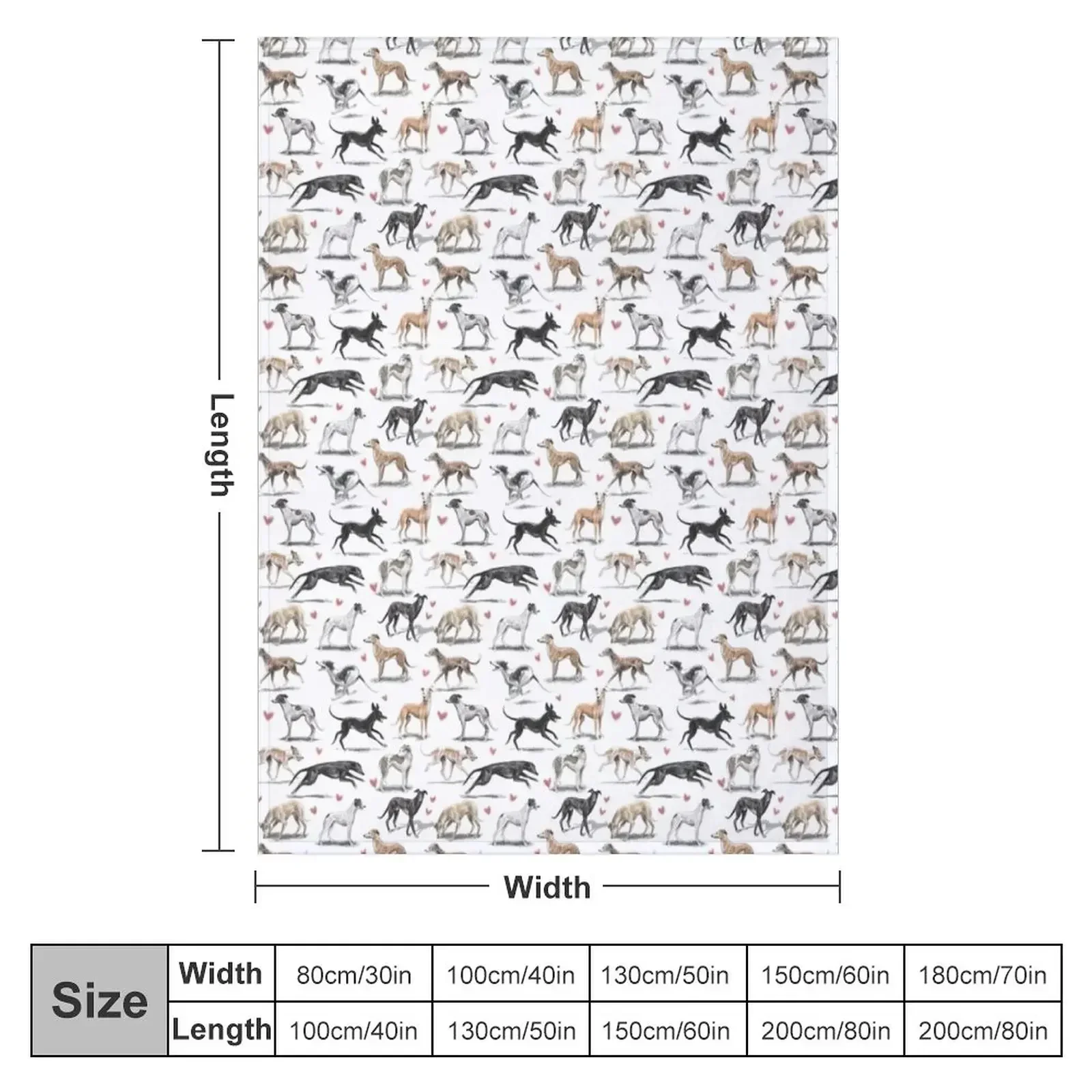 Greyhounds Throw Blanket bed plaid Luxury Throw blankets and throws Camping christmas decoration Single Blankets
