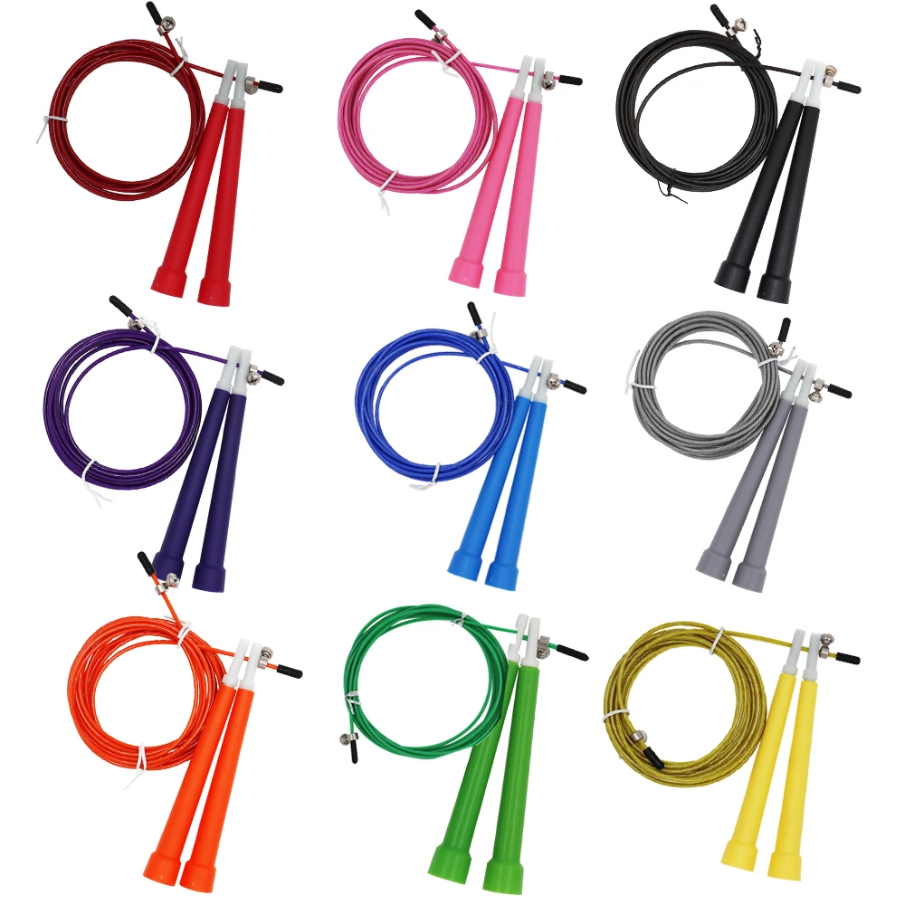 

Speed Jumping Rope Steel Wire Durable Fast Jump Rope Cable Sport Kids Exercise Workout Equipment Home Gym