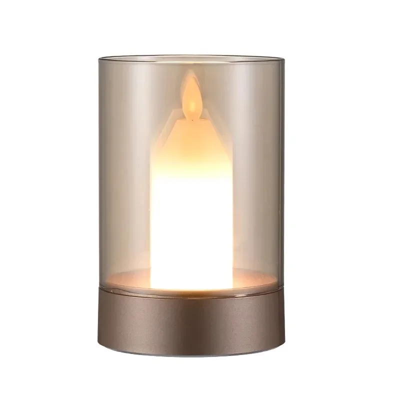 Simulation candle ambient light magic sensor light cafe romantic mood light