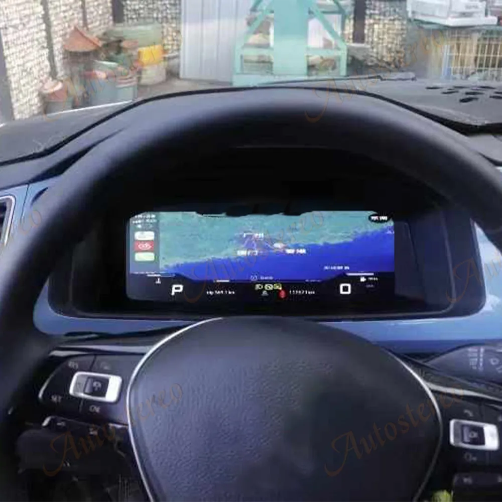 

Цифровой кластер для Volkswagen T6 2015 ~ 2020, измеритель скорости виртуальной кабины, приборная панель автомобиля, экран прибора, автозапчасти