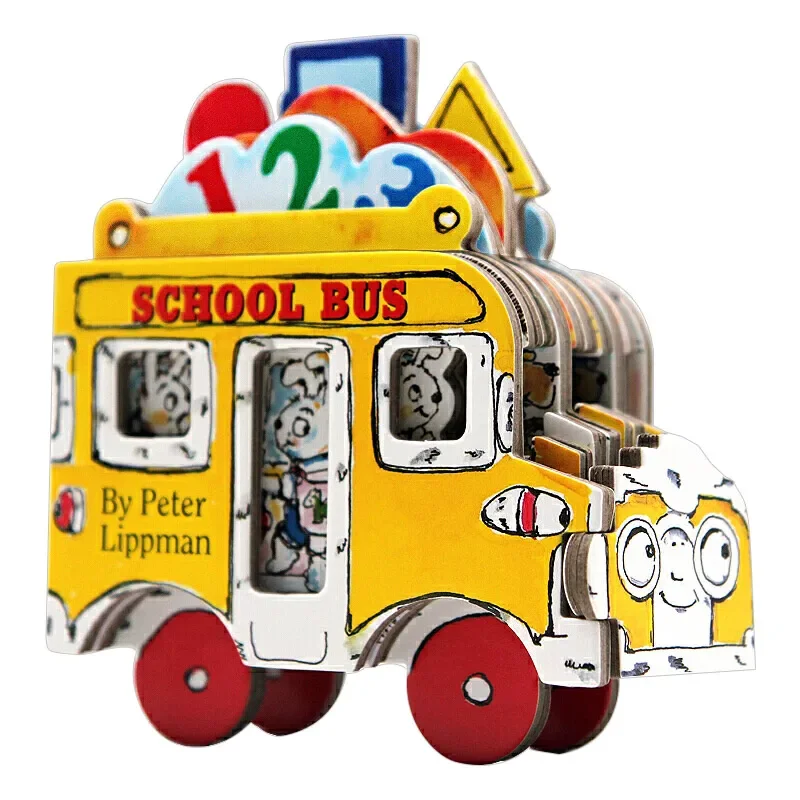 Mini Wheels School Bus, Baby Children's books aged 1 2 3, English picture book 9780761125112