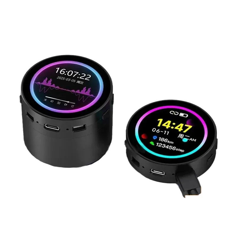 DeepSeek AI Voice Chat Robot BOX ESP32-S3 1.85inch Round LCD N16R8 ESP32-S3 Development Board 1.85 inch Touch LCD For XiaoZhi