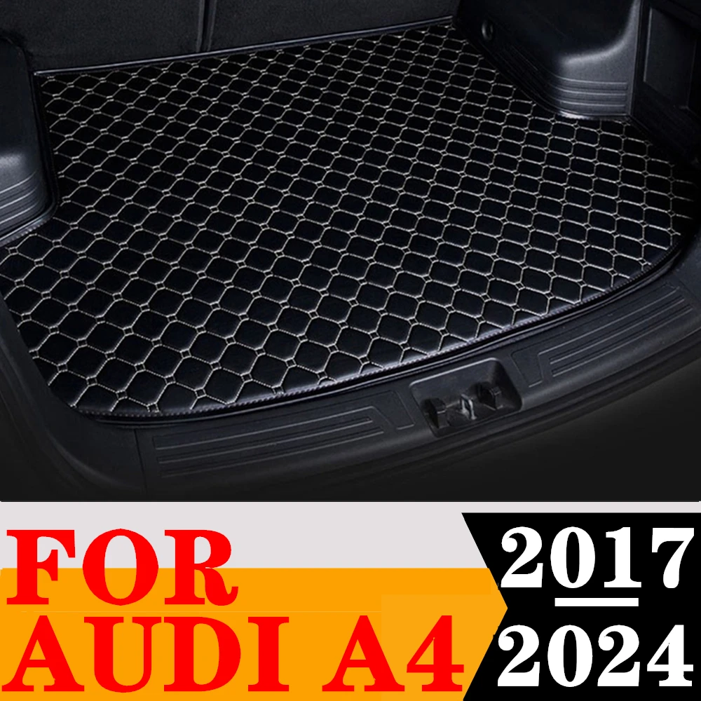 

Коврик для багажника автомобиля AUDI A4 2024 23 2022 2021 20 2019 2018 2017, задний коврик для груза, поднос для багажника, коврик для багажа, ковер, детали для транспортных средств