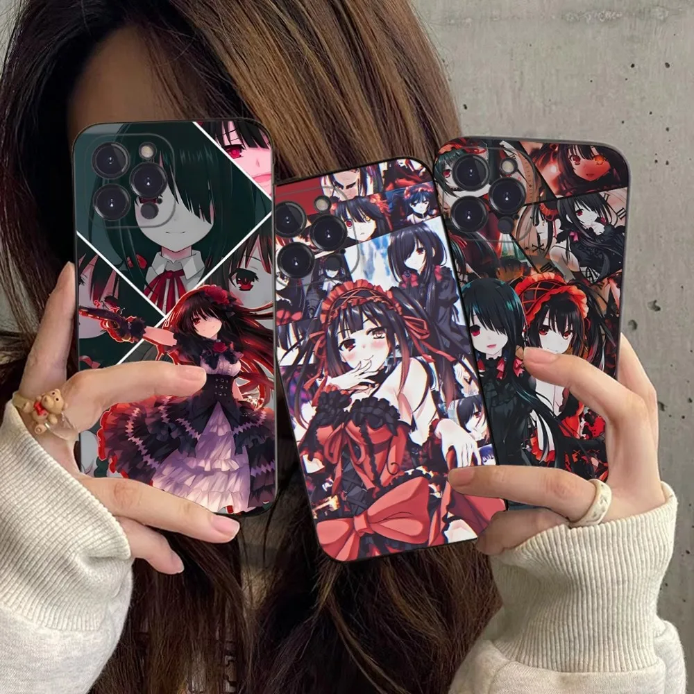 Kurumi Tokisaki Date A Live  Phone Case For iPhone 15 14 11 12 13 Mini Pro XS Max Cover 6 7 8 Plus X XR SE 2020 Funda Shell