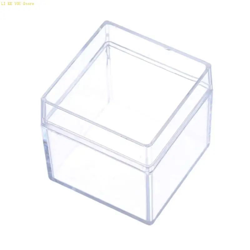W3JE 12pcs Clear Candet Box Box Box Suministros almacenamiento para hogar para niños Festival niños Presente