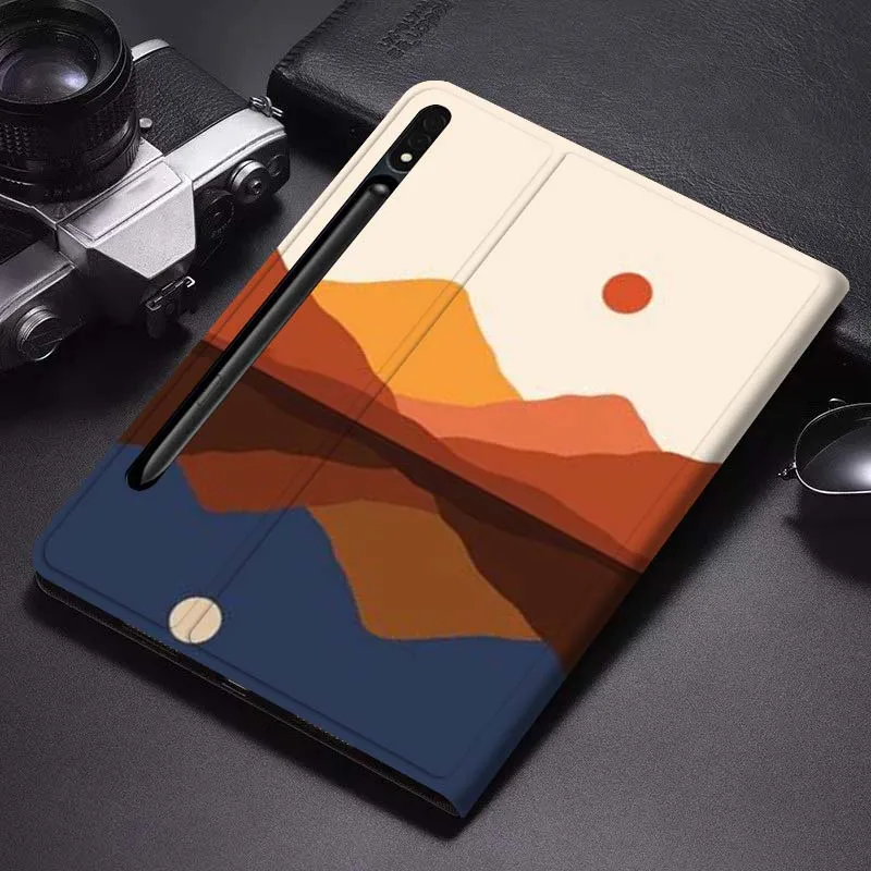 

Colorful Sunset Art For Samsung Galaxy Tab S6 S7 S8 S9 S10 FE Plus Lite Soft Flexible Support Tablet Case Gift