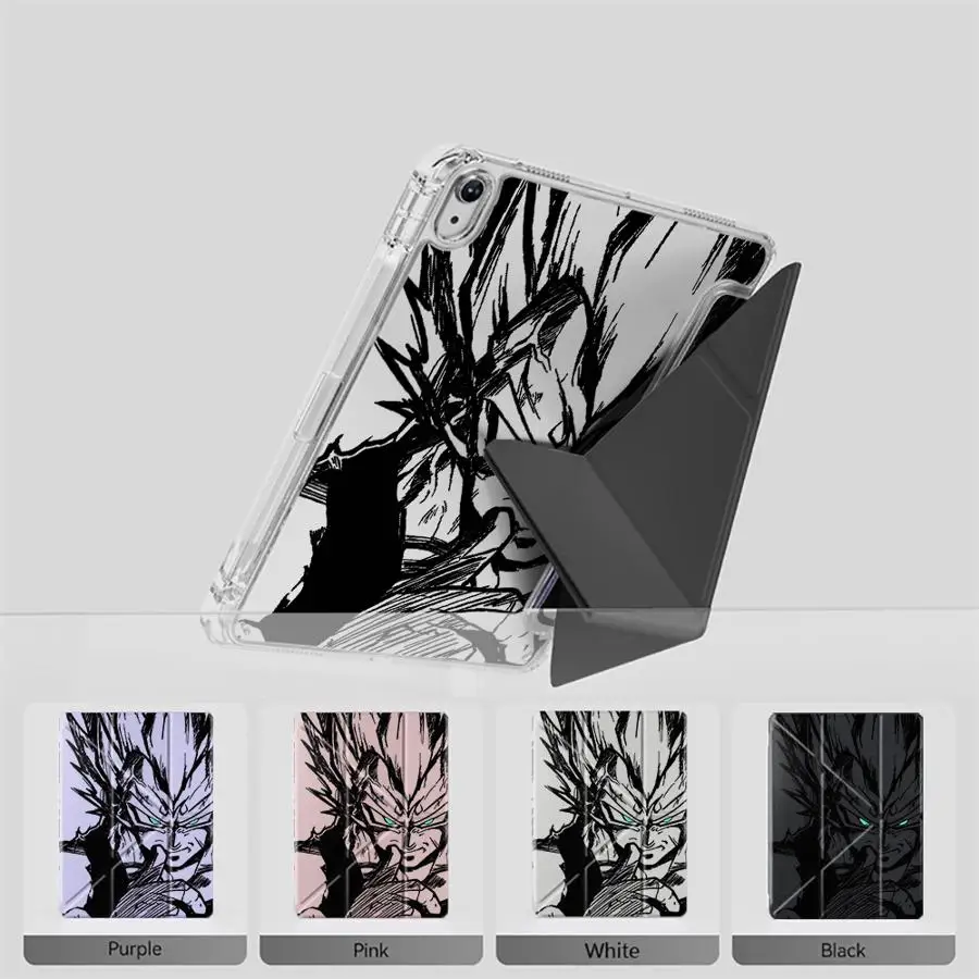 

Tablet Case For iPad Pro 11th 10th 9th 8th 7th 12.9inch Air 4 5 M3 M2 1 2 M4 11inch Pro 2025 Mini 6 7 Y-Fold Holder Cover Dragon