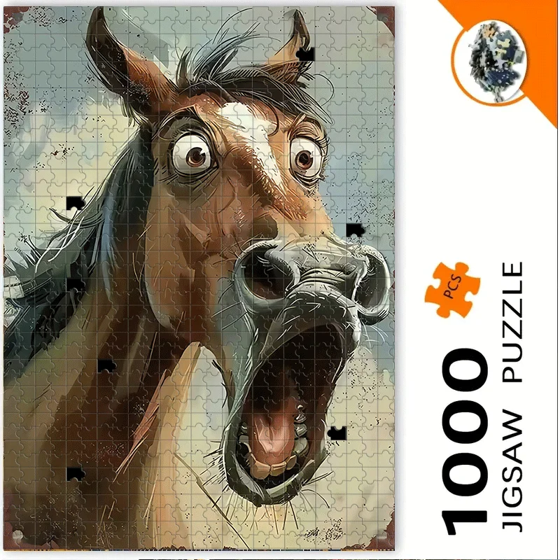 Puzzle per adulti da 500 pezzi/1000 pezzi - Gioco interattivo per famiglie, Interazione dei compagni universitari - Sfida cerebrale, Decorazioni per la casa, Educativi