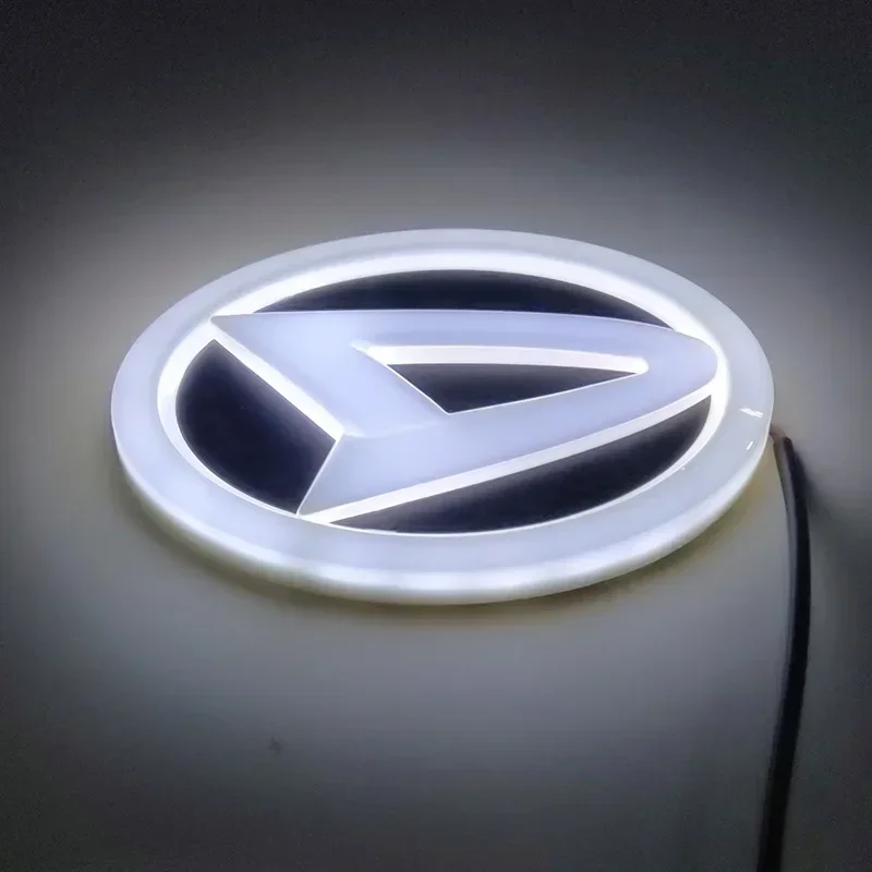 4D Badge Light LED Rear For DAIHATSU Logo Light 11.2cmX6.9cm 4D DAIHATSU Trunk Light LED Grille Emblem DAIHATSU Decoration Lamp