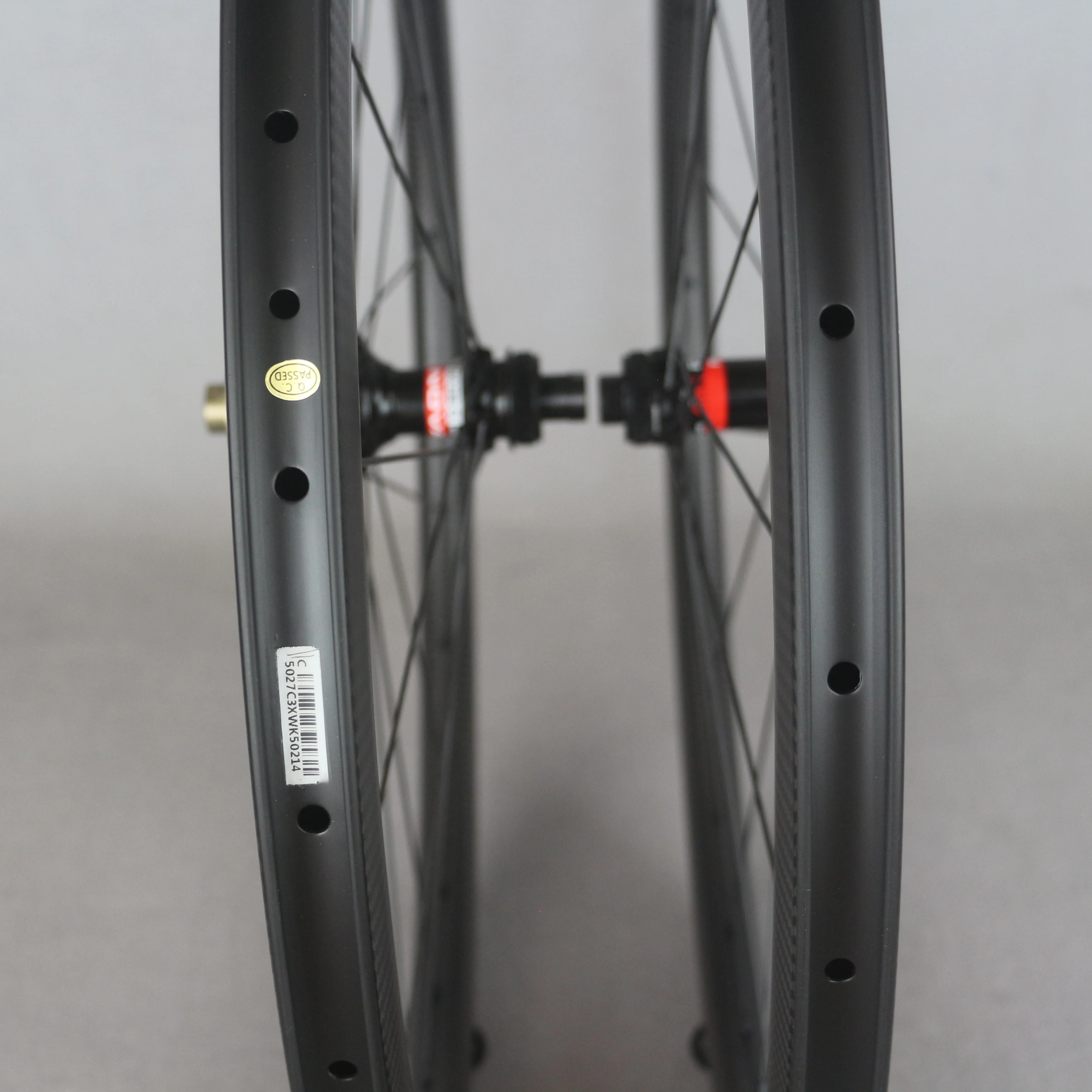 2022 دراجات الكربون عجلات مكبح قرصي الكربون الفاصلة دراجة الطريق 50 مللي متر عمق العجلات الفاصلة