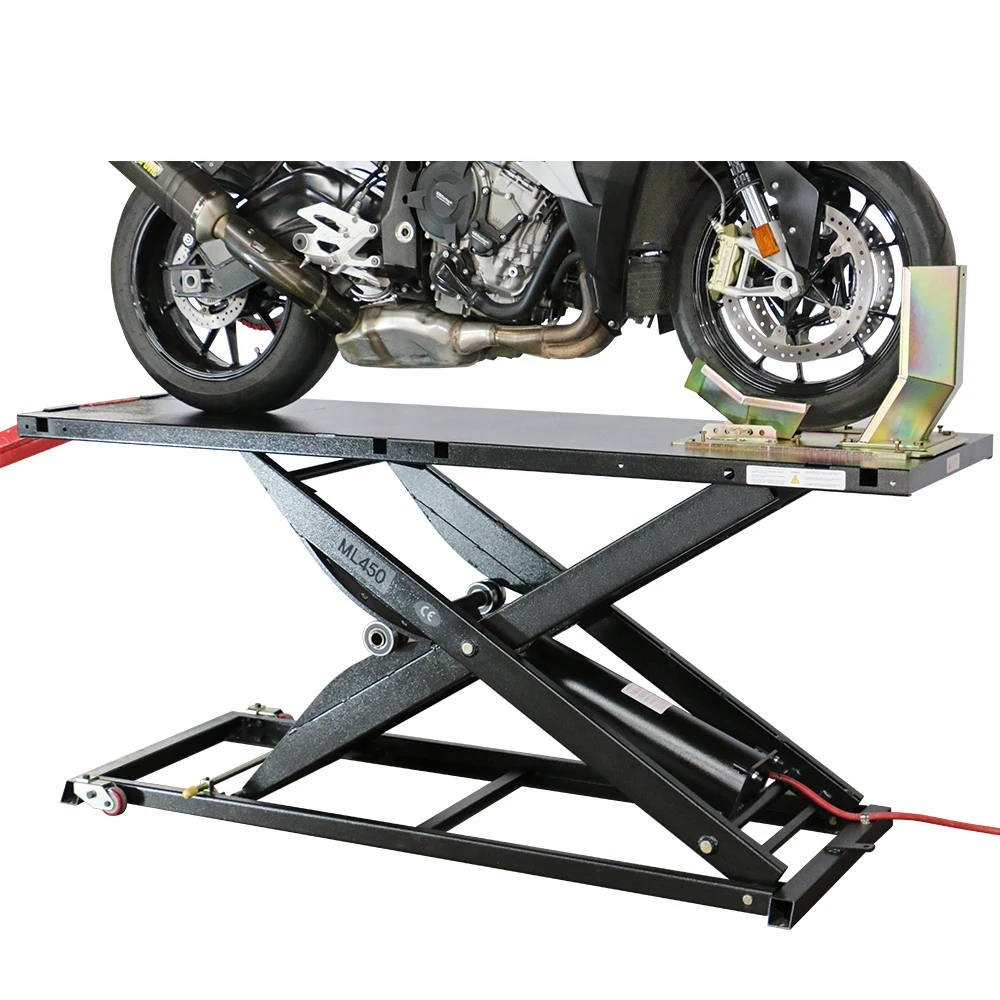 

TF-MS450 Pneumatic Motorcycle Scissor Lift For Motorbike, Motor Tricycle And Dune Buggy Lifting