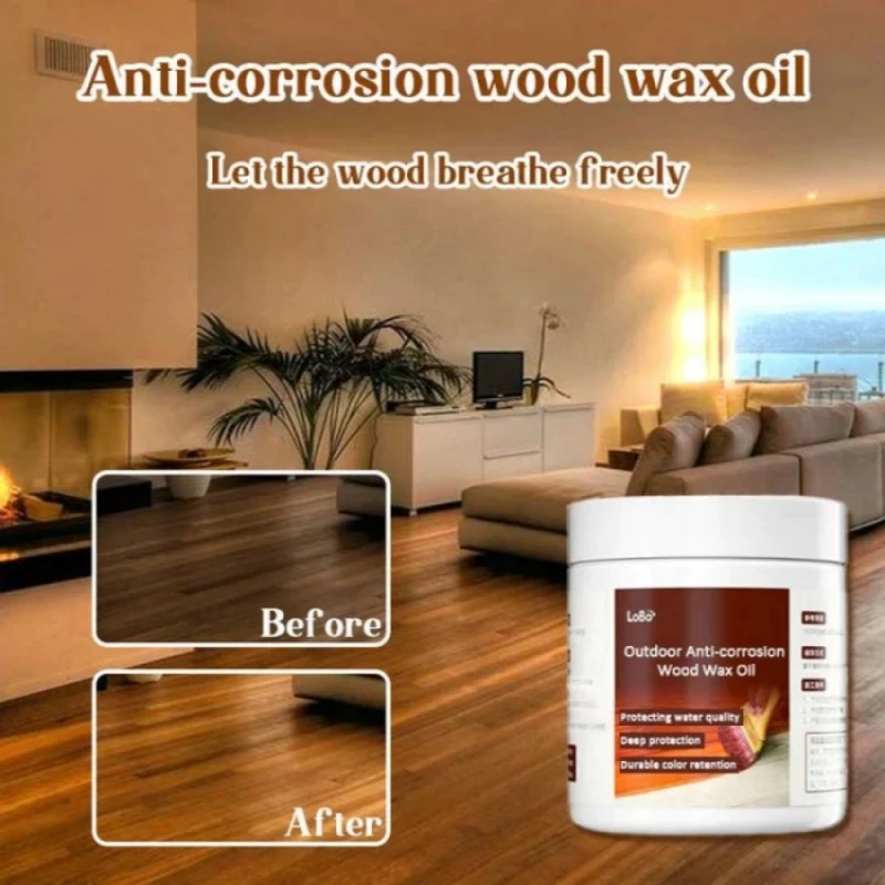 Outdoor Anti-Corrosie Hout Wax Olie Waterdichte Houtverf Op Waterbasis Houtwas Olie Meubels Polijsten Bijenwas