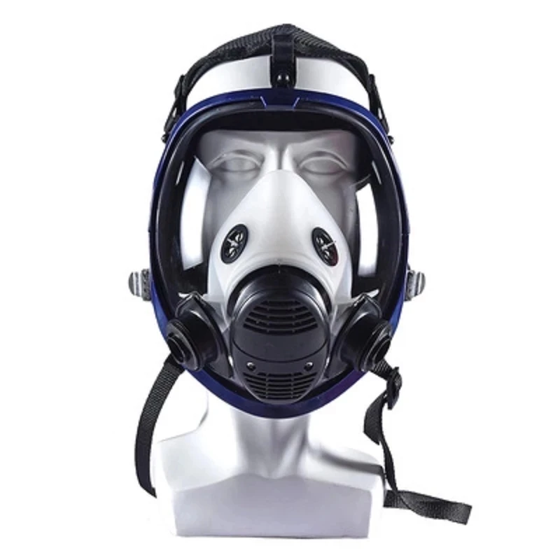 Gas Mask with Carbon Filter for Safety Protection, Full Face Respirator, Working Chemical, 6800 Industrial Spra