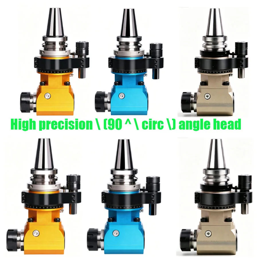 CNC 90 ° side milling head BT30 BT40 BT50 right angle head ER chuck drilling, tapping, milling CNC tool accessories