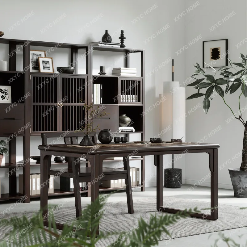 

LX Bogu Rack Tea Cabinet Tea Display Rack Tea Room Ornament Storage Partition Shelf New Chinese Style armoire ming antique