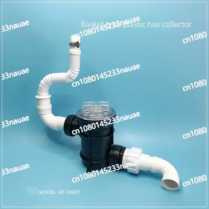 Hair Drainage-water Pump Prefilter Anti-blocking Filter Connection Pipe for Barber Shop Bath Pool