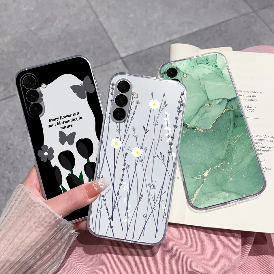 For Samsung Galaxy A26 A36 A56 Case Gradient Color Soft Clear Phone Housing For Samsung A 26 A 36 Galaxy A 56 Back Cover Fundas