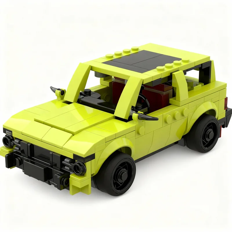 

308PCS MOC City Champions Super Car Lada Niva Alt Model Technology DIY Creative Assembly Bricks Display Birthday Gift Building