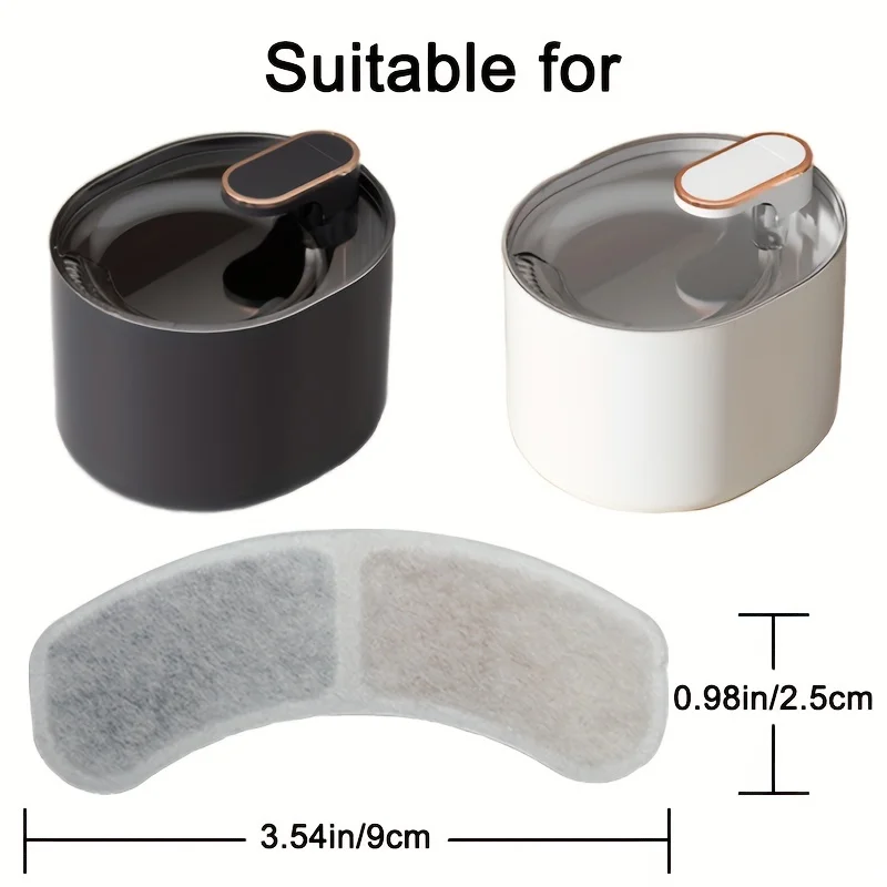 10/15pcs Replacement filter for cat water dispenser Suitable for automatic pet water dispensers highly suitable for use by cats