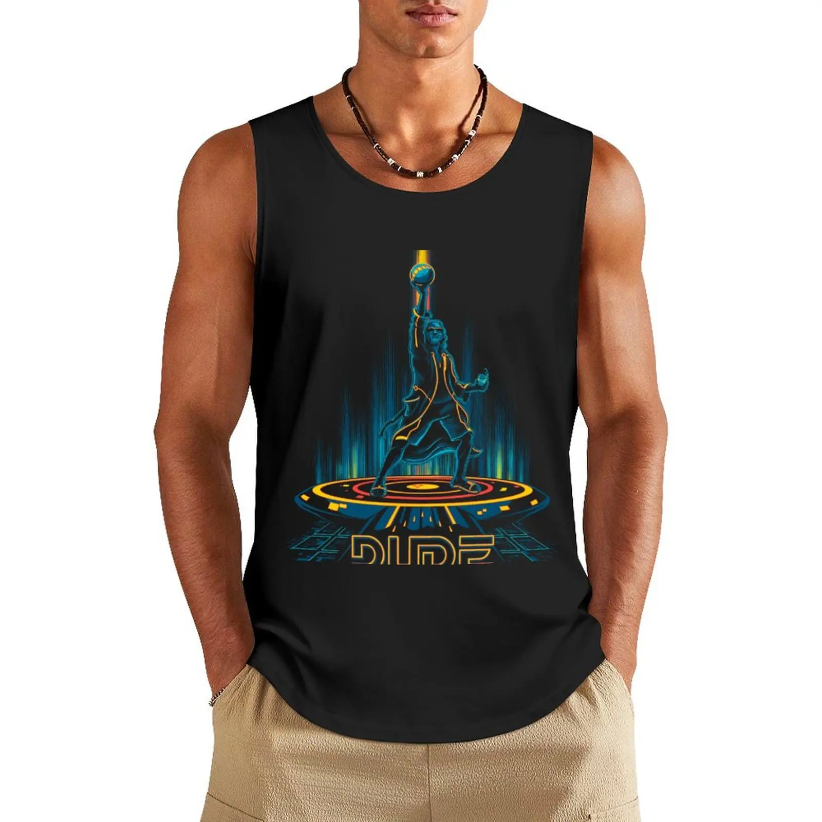 The Big Tronowski Tank Top Bodybuilding shirt gym clothing Men's summer clothes mens gym clothes