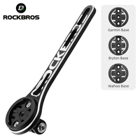 ROCKBROS Bike Handlebar Extension Light Holder Cycling Computer Bracket Speedometer Holder MTB Road Bike Bicycle Accessories