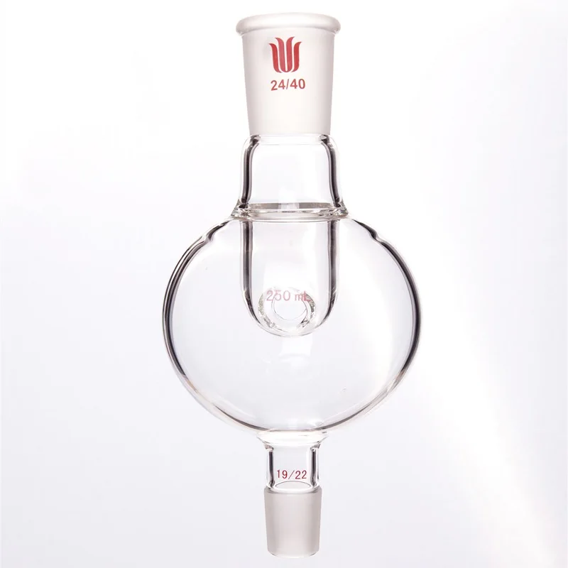 SYNTHWARE Anti foam ball, Capacity 100mL/250mL, Female 24/40 29/42, Male 14/20 19/22 24/40 29/42, Borosilicate glass, A27