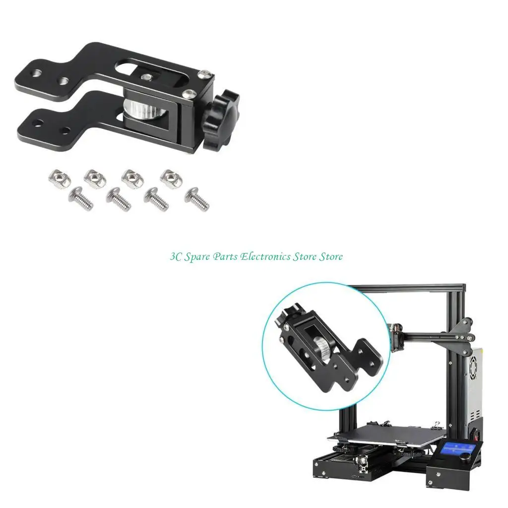 

SZ Aluminum Alloy X Axises Y Axises Synchronous Belt Tensioner for Ender 3 Printers