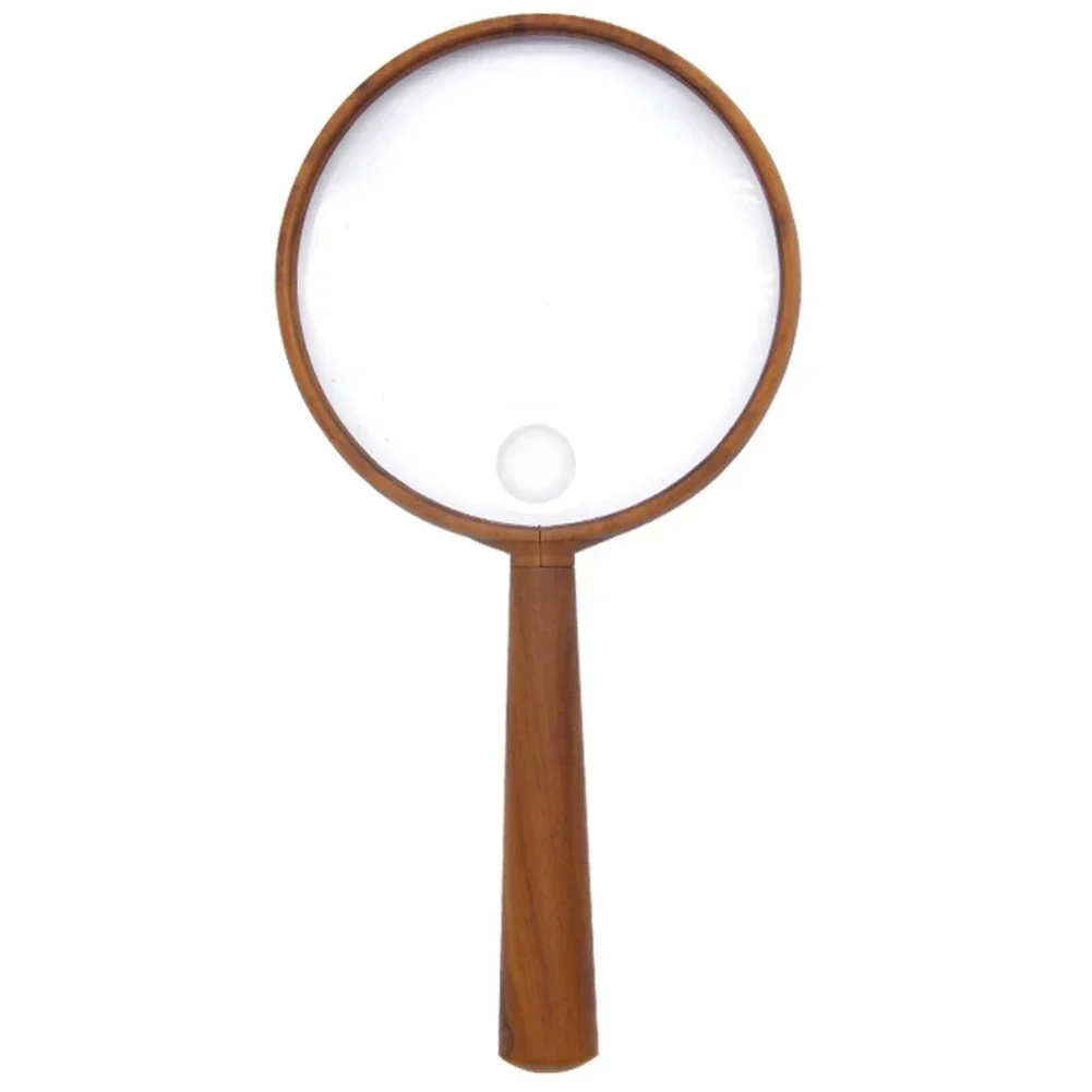 Compact Portable HD Magnifying Glass On-the-go Convenience 110mm Model Acrylic Lens For Reading 5x 20x Magnification