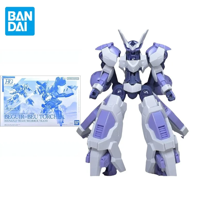 Bandai Original GUNDAM HG 1/144 Anime BEGUIR-BEU TORCHE Action Figure Assembly Model Toys Collectible Model Gifts for Children