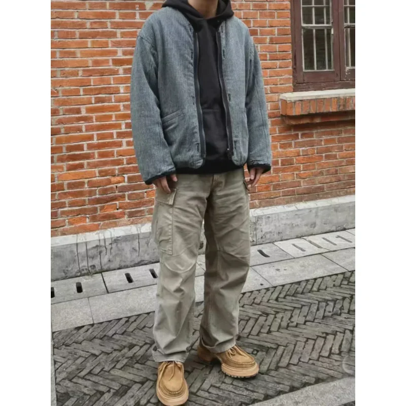 VISVIM FIL 19AW EIGER military style washed overalls daily trend large pockets multi-pocket casual trousers