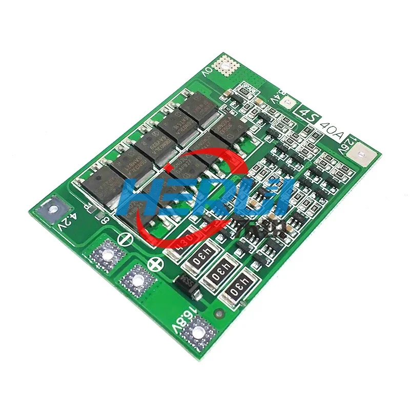 

4 струны 14,8 В 16,8 В 18650 Защитная плата литиевой батареи с эквалайзером Может запуск сверла, ток 40 А