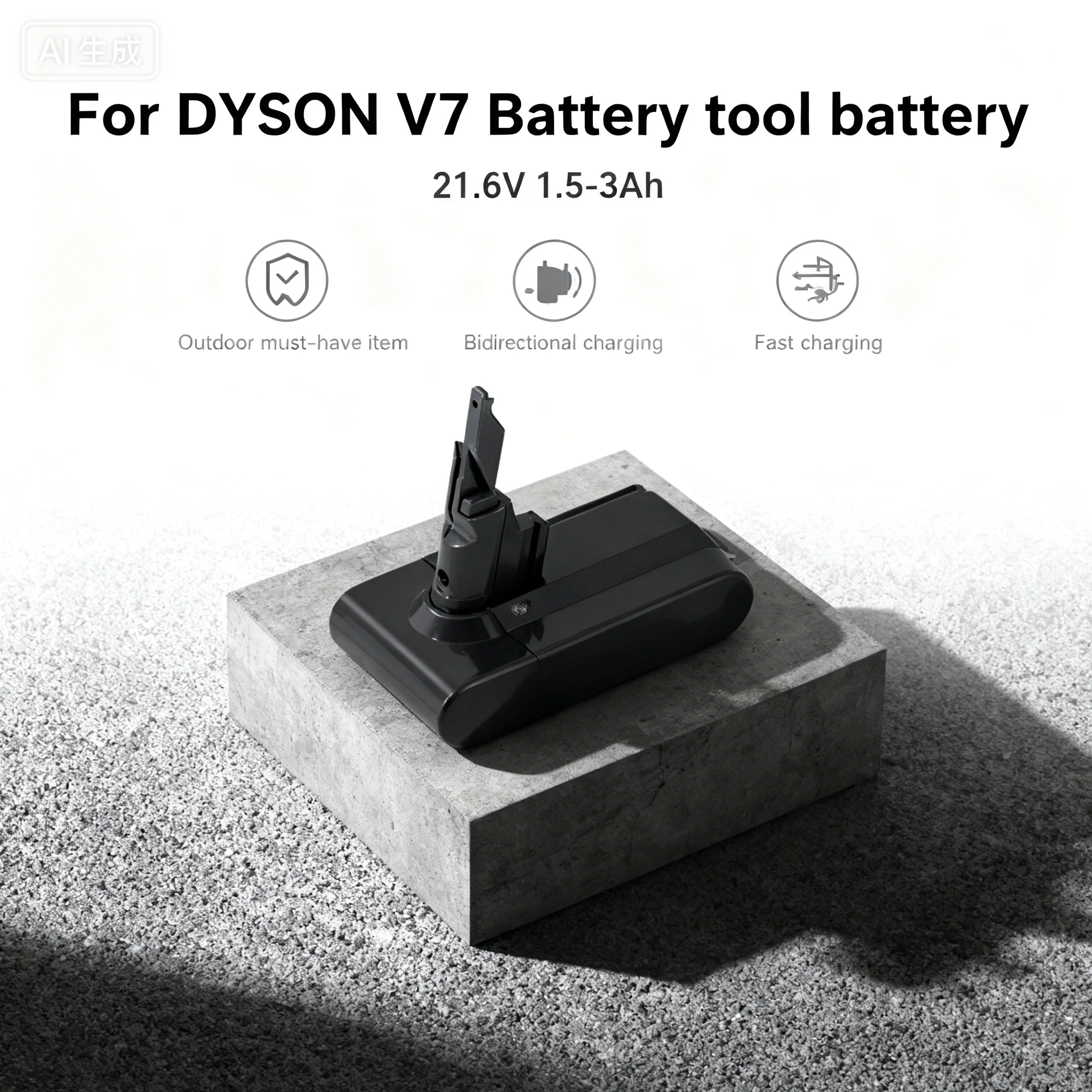 For Dyson V7 Li-Ion…