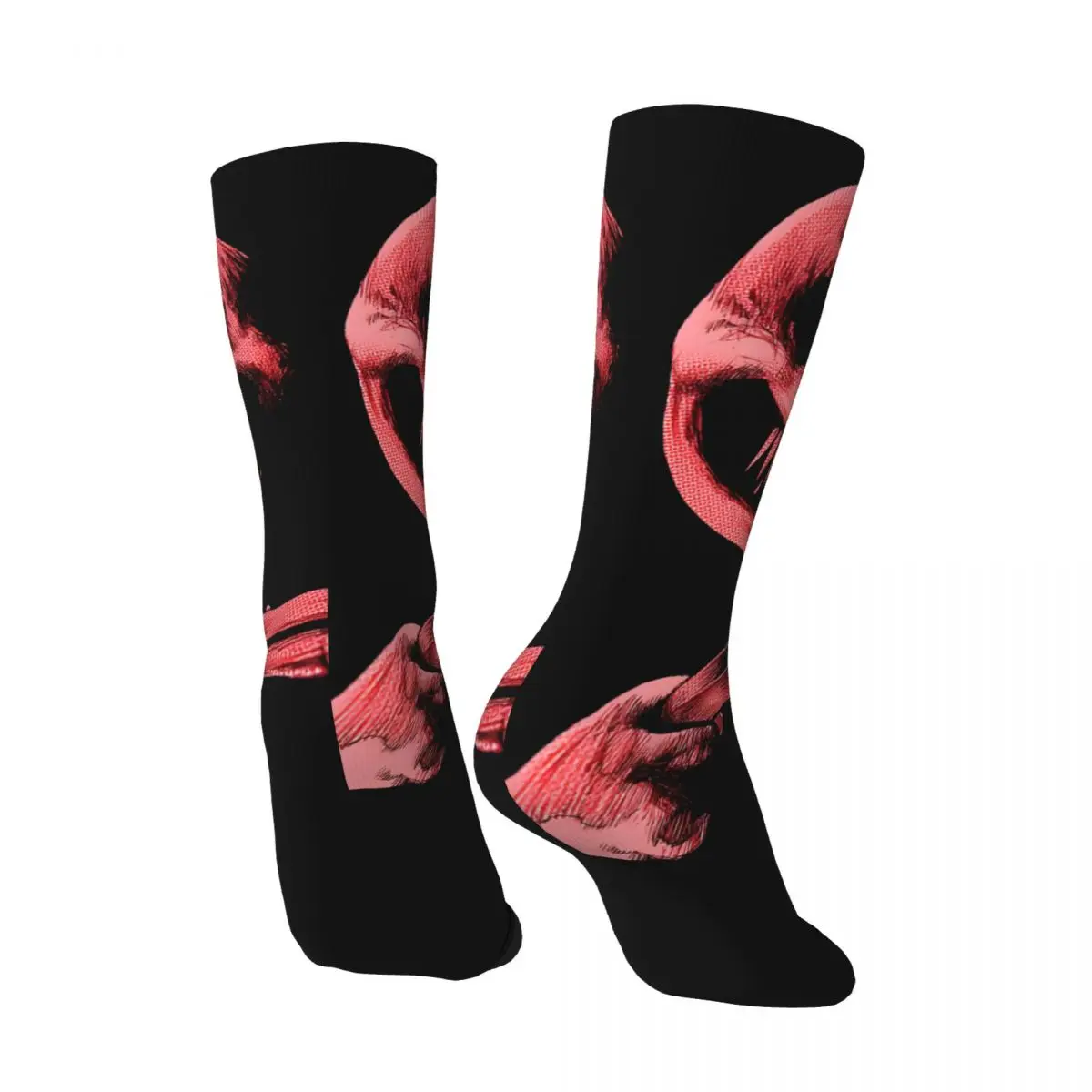 Retro Shoot Gun Men's compression Socks Unisex B-Buckshot Roulette Street Style Pattern Printed Novelty Crew Sock