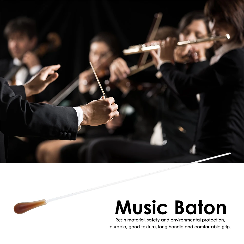 Resin Professional Music Baton Stage Performance Director Wand Stick for Concert Orchestra Team Conductor Gift